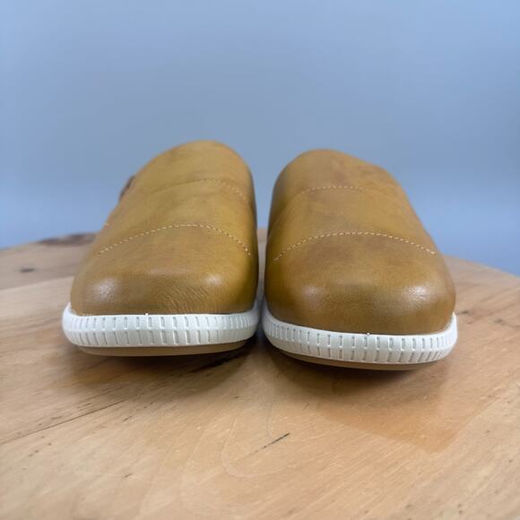 Olukai Mua 'ili Mens Size 9 Shearling Slippers Shoes Brown Leather Comfort NEW - Picture 2 of 9